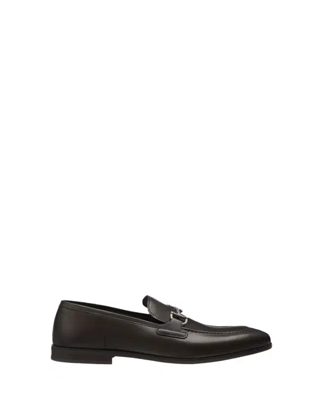 Men's Simon Leather Twist Bit Loafers