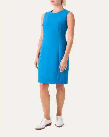 Akris Wool Crepe Sheath Dress | Thumbnail 4