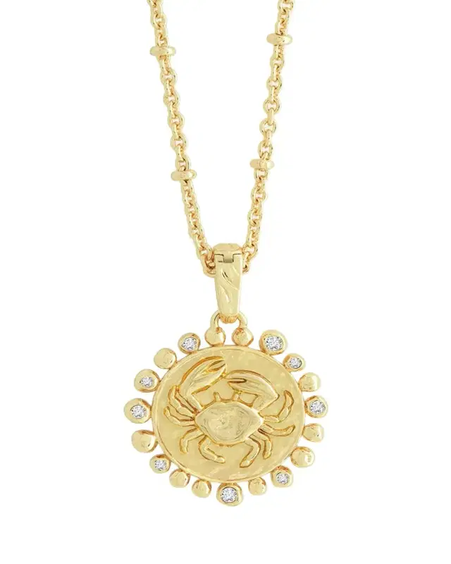 Anabel Aram Jewelry Zodiac Pendant Necklace