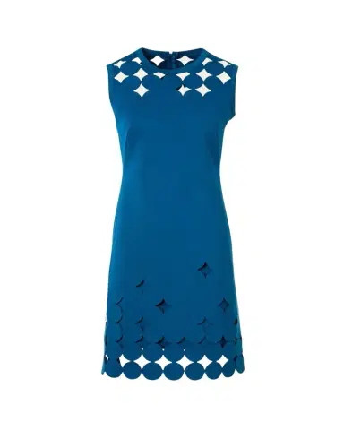 Akris punto Dot Cutout Sleeveless Sheath Dress | Thumbnail 1 Akris punto Dot Cutout Sleeveless Sheath Dress | Thumbnail 1