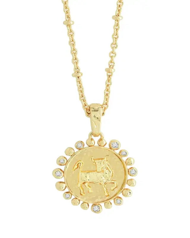 Anabel Aram Jewelry Zodiac Pendant Necklace