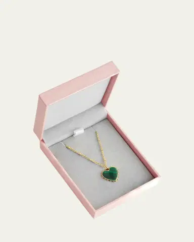 Anabel Aram Jewelry Heart Stone Pendant Necklace | Thumbnail 5