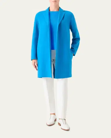 Akris Mae Cashmere Top Coat | Thumbnail 2 Akris Mae Cashmere Top Coat | Thumbnail 2