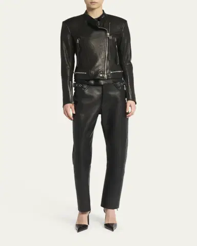Tom Ford Leather Moto Jacket | Thumbnail 2 Tom Ford Leather Moto Jacket | Thumbnail 2