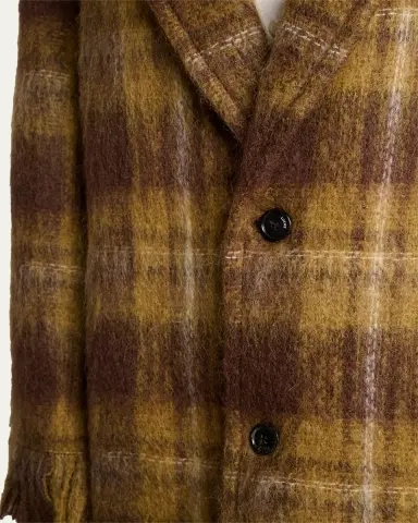 LOEWE Plaid Oversized Alpaca-Wool Coat | Thumbnail 5 LOEWE Plaid Oversized Alpaca-Wool Coat | Thumbnail 5
