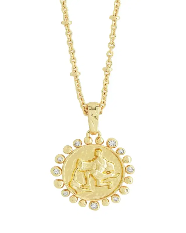 Anabel Aram Jewelry Zodiac Pendant Necklace