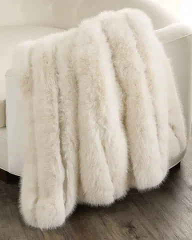 Lyla Grant Faux Fox Throw, 60" x 72" | Thumbnail 5