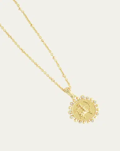 Anabel Aram Jewelry Zodiac Pendant Necklace | Thumbnail 4