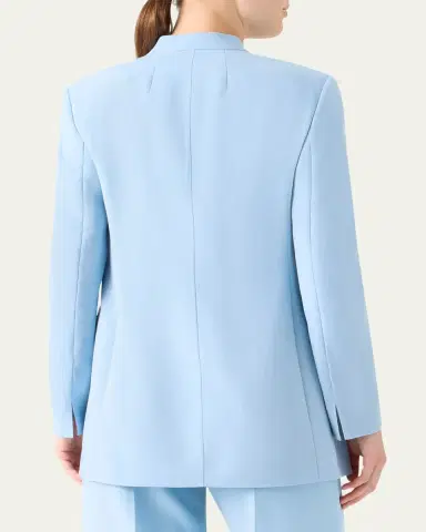 Akris Alvar Front Slits Open Blazer Jacket | Thumbnail 3 Akris Alvar Front Slits Open Blazer Jacket | Thumbnail 3