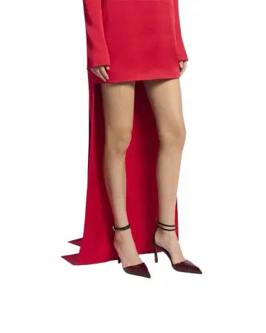 TOM FORD Python-Effect Stiletto T-Strap Pumps | Thumbnail 1 TOM FORD Python-Effect Stiletto T-Strap Pumps | Thumbnail 1