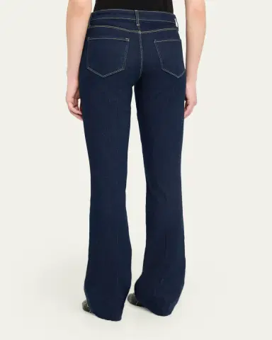 L'Agence Ruth High Rise Straight Jeans | Thumbnail 3