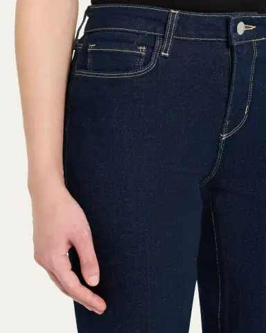 L'Agence Ruth High Rise Straight Jeans | Thumbnail 5
