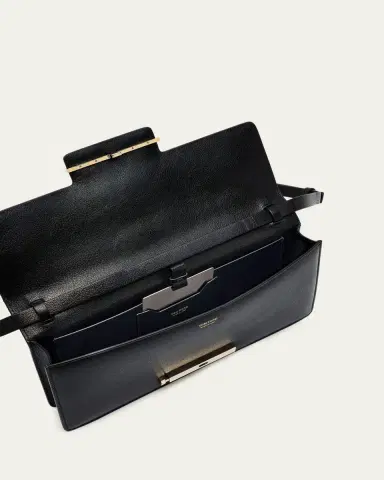 Tom Ford East-West Supple Grain Leather Shoulder Bag | Thumbnail 4