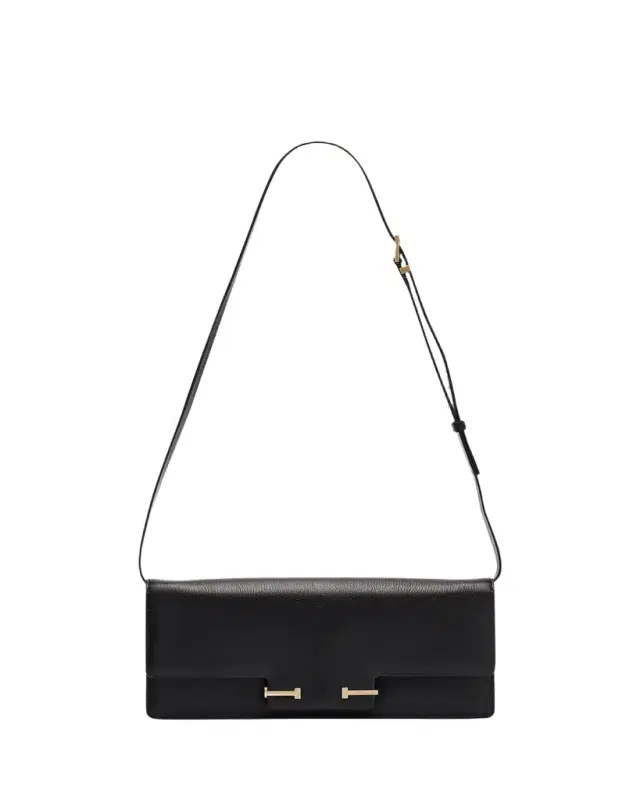 TOM FORD East-West Supple Grain Leather Shoulder Bag