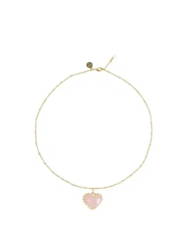 Anabel Aram Jewelry Heart Stone Pendant Necklace | Thumbnail 1