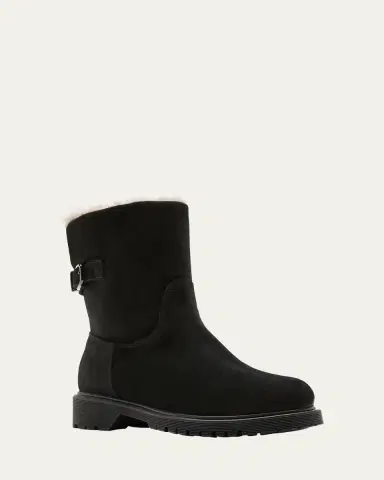La Canadienne Hadley Shearling-Lined Suede Boots | Thumbnail 2