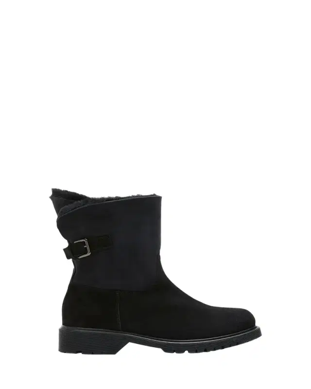 La Canadienne Hadley Shearling-Lined Suede Boots