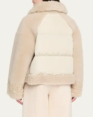 Moncler Gobain Shearling Jacket | Thumbnail 3 Moncler Gobain Shearling Jacket | Thumbnail 3