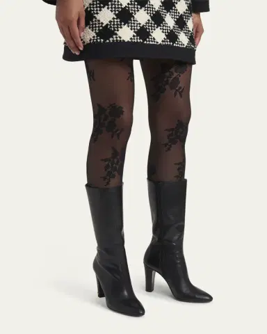 Valentino Garavani 100mm Hotty Leather Mid-Calf Boots | Thumbnail 2 Valentino Garavani 100mm Hotty Leather Mid-Calf Boots | Thumbnail 2