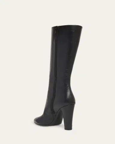 Valentino Garavani 100mm Hotty Leather Mid-Calf Boots | Thumbnail 4 Valentino Garavani 100mm Hotty Leather Mid-Calf Boots | Thumbnail 4