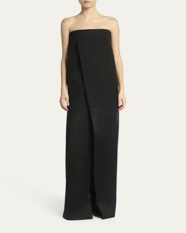 Tom Ford Strapless Column Wrap Evening Gown | Thumbnail 2 Tom Ford Strapless Column Wrap Evening Gown | Thumbnail 2