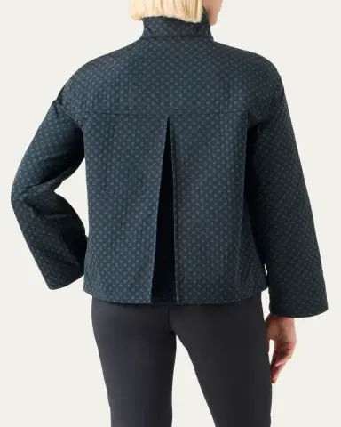 Akris punto Polka-Dot Single-Breasted Jacket | Thumbnail 3