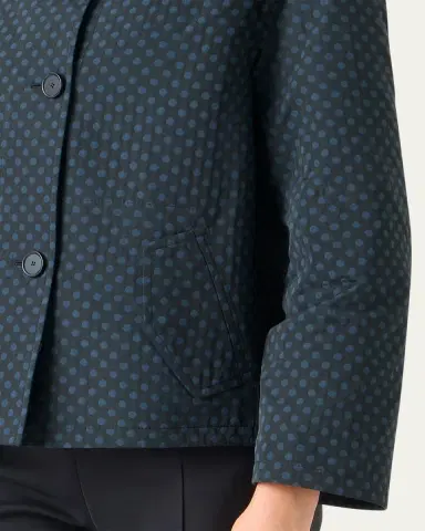 Akris punto Polka-Dot Single-Breasted Jacket | Thumbnail 5