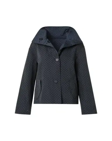 Akris punto Polka-Dot Single-Breasted Jacket | Thumbnail 1