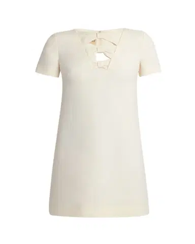Valentino Garavani Bow Cutout Short-Sleeve Mini Dress | Thumbnail 1 Valentino Garavani Bow Cutout Short-Sleeve Mini Dress | Thumbnail 1