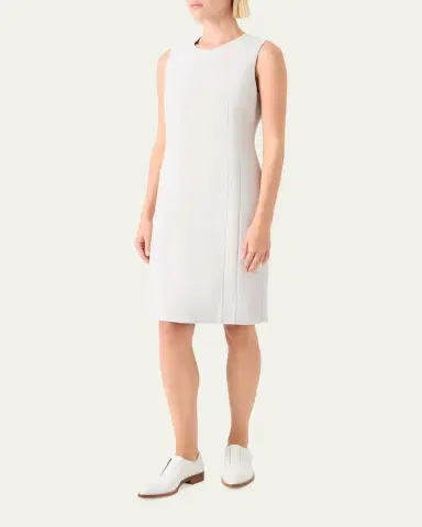Akris Wool Crepe Sheath Dress | Thumbnail 2