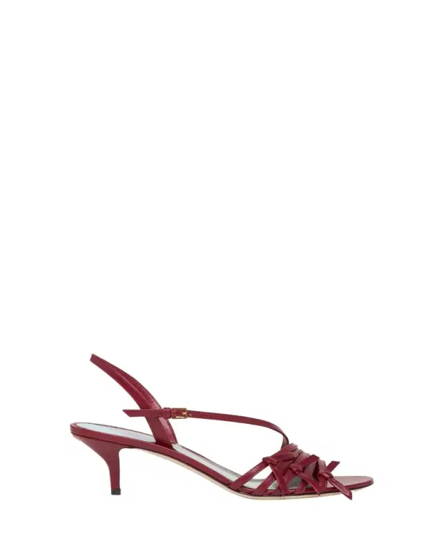 55mm Nodine Leather Kitten-Heel Pumps