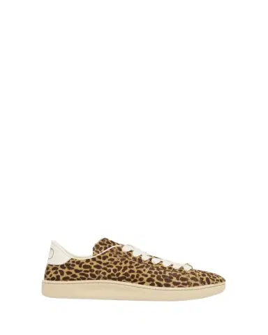 Valentino Garavani Royco Leopard Calf Hair Low-Top Sneakers | Thumbnail 1 Valentino Garavani Royco Leopard Calf Hair Low-Top Sneakers | Thumbnail 1