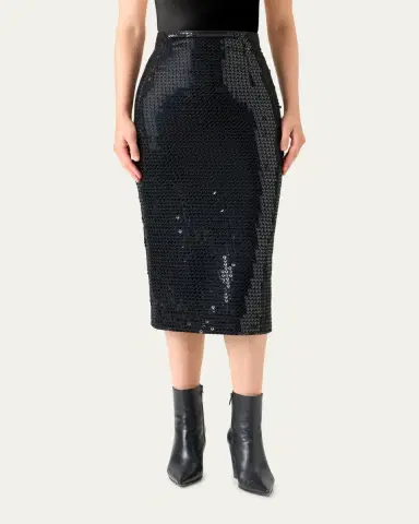 Akris Corded Sequin Midi Skirt | Thumbnail 4 Akris Corded Sequin Midi Skirt | Thumbnail 4