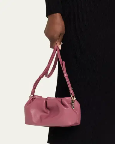 Christian Louboutin Eva Mini Pleated Crossbody Bag in Nappa Leather | Thumbnail 2 Christian Louboutin Eva Mini Pleated Crossbody Bag in Nappa Leather | Thumbnail 2