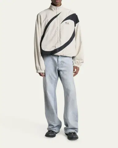 Balenciaga Men's Hamptons Calfskin Low-Top Sneakers | Thumbnail 3 Balenciaga Men's Hamptons Calfskin Low-Top Sneakers | Thumbnail 3