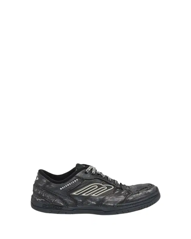 Men's Hamptons Calfskin Low-Top Sneakers