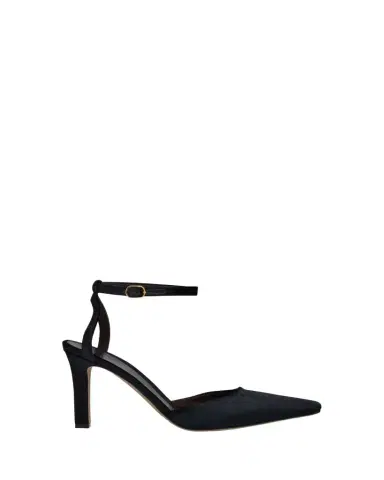 The Row Carla Velvet Ankle-Strap Pumps | Thumbnail 1