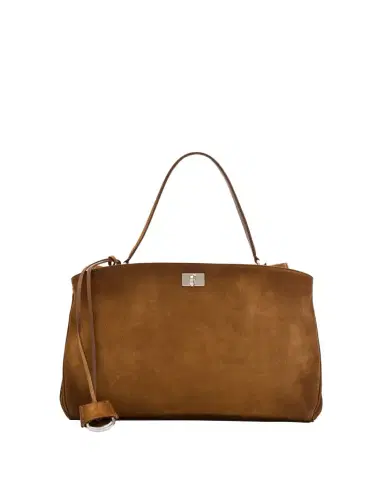 Balenciaga Rodeo Suede Top-Handle Bag | Thumbnail 1 Balenciaga Rodeo Suede Top-Handle Bag | Thumbnail 1