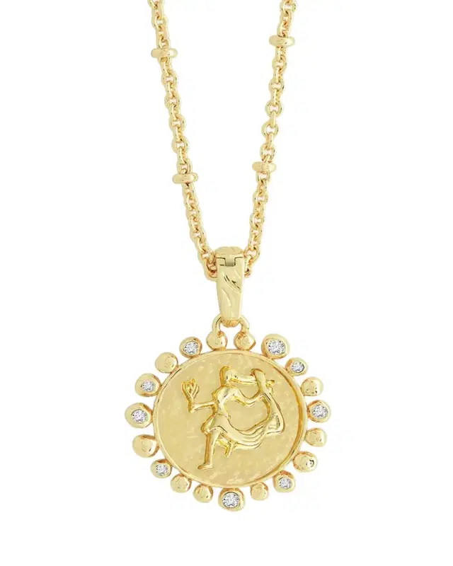 Anabel Aram Jewelry Zodiac Pendant Necklace