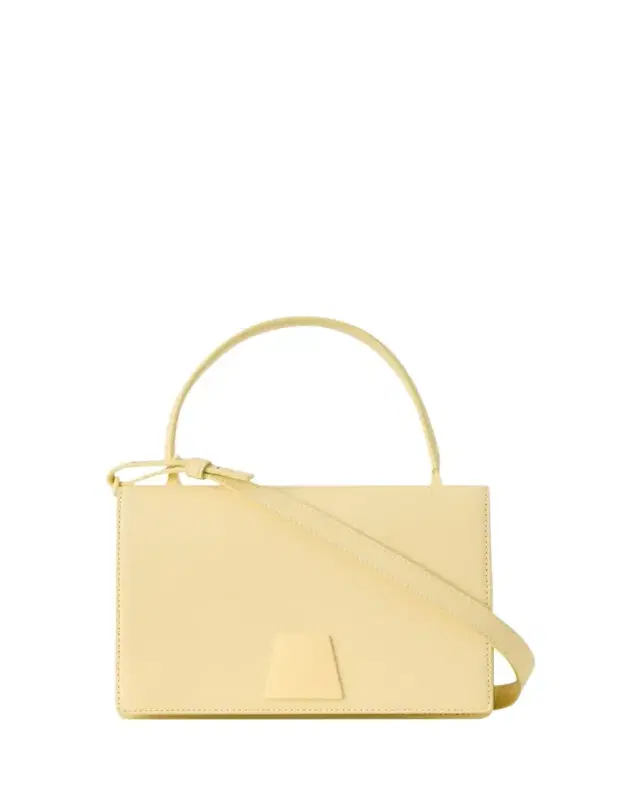 Akris Alice Small Leather Top-Handle Bag