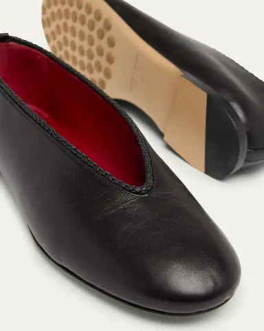 Bottega Veneta Lagoon Nappa Leather Ballerina Flats | Thumbnail 4 Bottega Veneta Lagoon Nappa Leather Ballerina Flats | Thumbnail 4