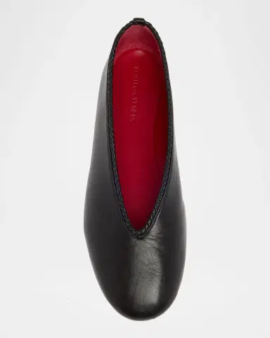 Bottega Veneta Lagoon Nappa Leather Ballerina Flats | Thumbnail 5 Bottega Veneta Lagoon Nappa Leather Ballerina Flats | Thumbnail 5