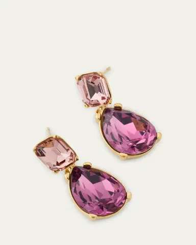 Oscar de la Renta Crystal Drop Earrings | Thumbnail 3 Oscar de la Renta Crystal Drop Earrings | Thumbnail 3
