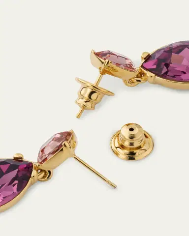 Oscar de la Renta Crystal Drop Earrings | Thumbnail 4 Oscar de la Renta Crystal Drop Earrings | Thumbnail 4