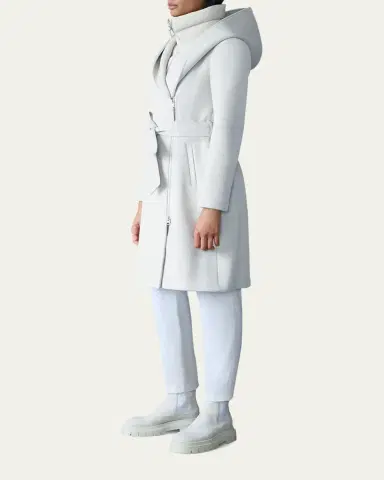 Mackage Shia 2-in-1 Double-Face Wool Coat with Removable Bib | Thumbnail 8 Mackage Shia 2-in-1 Double-Face Wool Coat with Removable Bib | Thumbnail 8