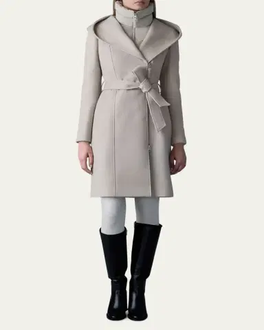 Mackage Shia 2-in-1 Double-Face Wool Coat with Removable Bib | Thumbnail 10 Mackage Shia 2-in-1 Double-Face Wool Coat with Removable Bib | Thumbnail 10