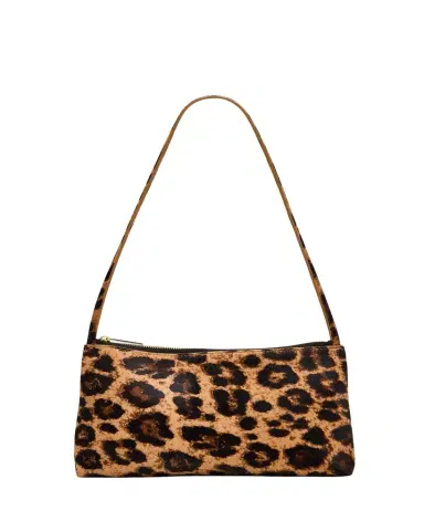 Mansur Gavriel Gaia Animal-Print Calf Hair Shoulder Bag | Thumbnail 1 Mansur Gavriel Gaia Animal-Print Calf Hair Shoulder Bag | Thumbnail 1