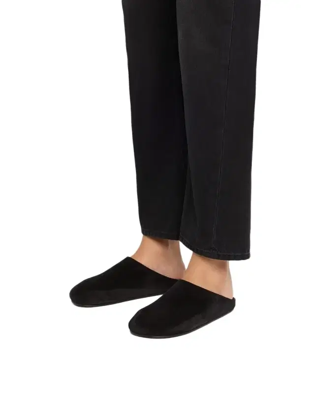 Hudson Suede Slide Mules