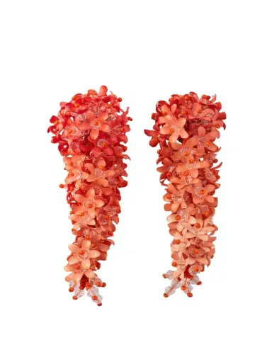 Oscar de la Renta Cascading Flower Earrings | Thumbnail 1 Oscar de la Renta Cascading Flower Earrings | Thumbnail 1