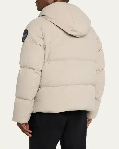 Canada Goose Men's Crofton Matte Nylon Hooded Puffer Jacket | Thumbnail 3 Canada Goose Men's Crofton Matte Nylon Hooded Puffer Jacket | Thumbnail 3